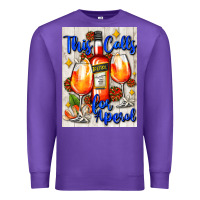 Purple this calls for aperol   air freshener Premium Sweatshirt - AdoDesignShop