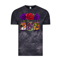 Cloud Black halloween jars rose Vintage Tee - BarkalooDesign