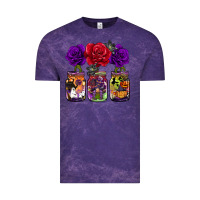 Cloud Purple halloween jars rose Vintage Tee - BarkalooDesign