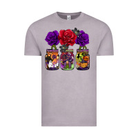 Vintage Zinc halloween jars rose Vintage Tee - BarkalooDesign