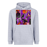 Heather Grey halloween witch seamless pattern Heavyweight Hoodie - BundleAndBundleShop