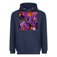 Navy halloween witch seamless pattern Heavyweight Hoodie - BundleAndBundleShop