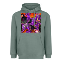 Sage halloween witch seamless pattern Heavyweight Hoodie - BundleAndBundleShop