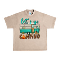 French Oak lets go camping Urban Heavy Tee - texasbilliewilder
