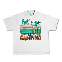 Lunar Rock lets go camping Urban Heavy Tee - texasbilliewilder