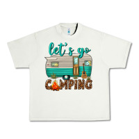 Pistachio lets go camping Urban Heavy Tee - texasbilliewilder