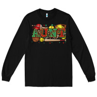 Black aunt softball Long Sleeve Tee - Zillion Design Studio