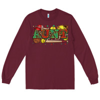 Burgundy aunt softball Long Sleeve Tee - Zillion Design Studio