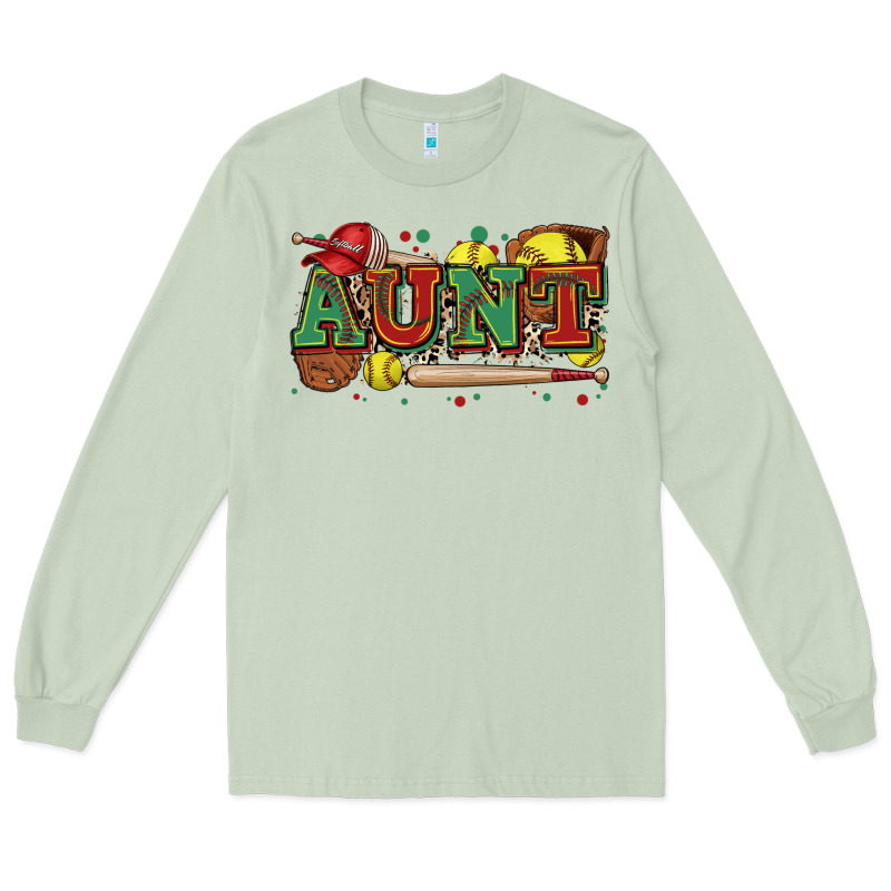 Aunt Softball Long Sleeve Tee by Zillion Design Studio | Teevron