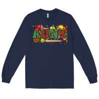 Navy aunt softball Long Sleeve Tee - Zillion Design Studio