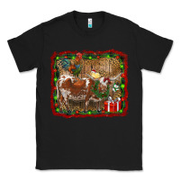Black christmas farm animals Classic Tee - RanaPortraitStore