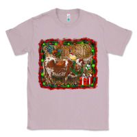Lilac christmas farm animals Classic Tee - RanaPortraitStore