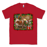 Red christmas farm animals Classic Tee - RanaPortraitStore