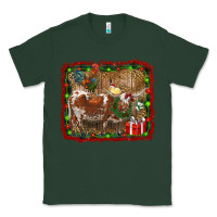 Sports Green christmas farm animals Classic Tee - RanaPortraitStore
