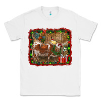 White christmas farm animals Classic Tee - RanaPortraitStore