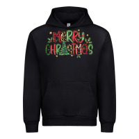 Black merry christmas Urban Hoodie - MaliasSmallBusiness