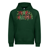 Forest Green merry christmas Urban Hoodie - MaliasSmallBusiness