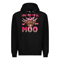 Black you had me at moo Premium Hoodie - MaliasSmallBusiness
