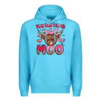 Ocean Blue you had me at moo Premium Hoodie - MaliasSmallBusiness
