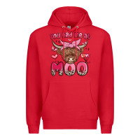 Red you had me at moo Premium Hoodie - MaliasSmallBusiness