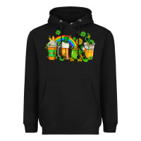 Black st patricks coffee Heavyweight Hoodie - AdoDesignShop