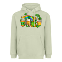 Matcha st patricks coffee Heavyweight Hoodie - AdoDesignShop