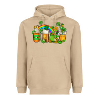 Mushroom st patricks coffee Heavyweight Hoodie - AdoDesignShop