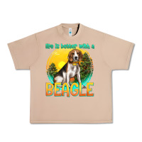 Life Is Better With A Beagle Urban Heavy Tee | Teevron