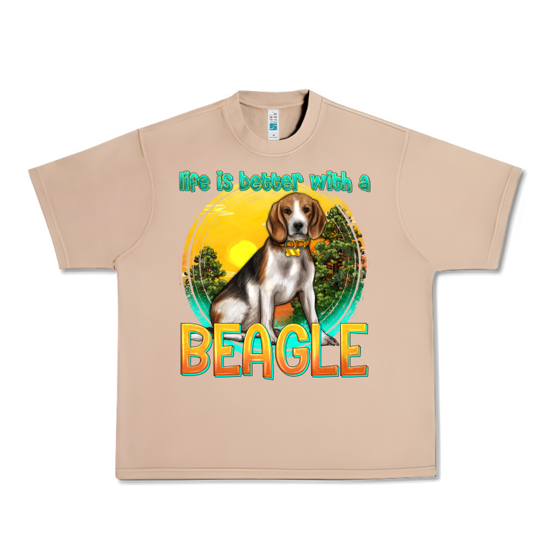 Life Is Better With A Beagle Urban Heavy Tee by texasbilliewilder | Teevron