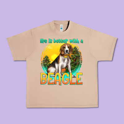 Life Is Better With A Beagle Urban Heavy Tee Designed By Texasbilliewilder