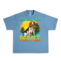 Pebble Blue life is better with a beagle Urban Heavy Tee - texasbilliewilder