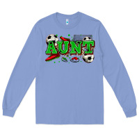 Colony Blue aunt soccer Long Sleeve Tee - Zillion Design Studio