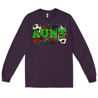 Plum aunt soccer Long Sleeve Tee - Zillion Design Studio