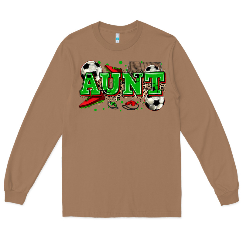 Aunt Soccer Long Sleeve Tee by Zillion Design Studio | Teevron