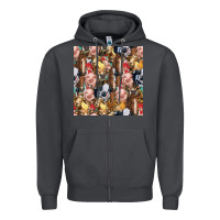 Smoke western farm animals seamless pattern Zipper Hoodie - HRA Design Shop