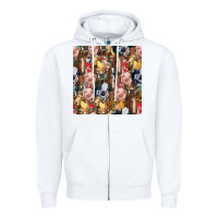 White western farm animals seamless pattern Zipper Hoodie - HRA Design Shop