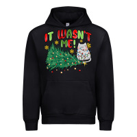 Black it wasn't me! christmas cat Urban Hoodie - MaliasSmallBusiness