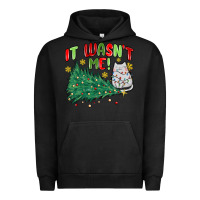 Pigment Black it wasn't me! christmas cat Urban Hoodie - MaliasSmallBusiness