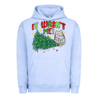Pigment Grape Ice it wasn't me! christmas cat Urban Hoodie - MaliasSmallBusiness