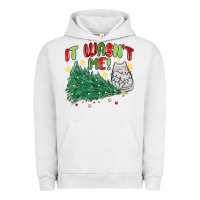 Pigment Lunar Rock it wasn't me! christmas cat Urban Hoodie - MaliasSmallBusiness