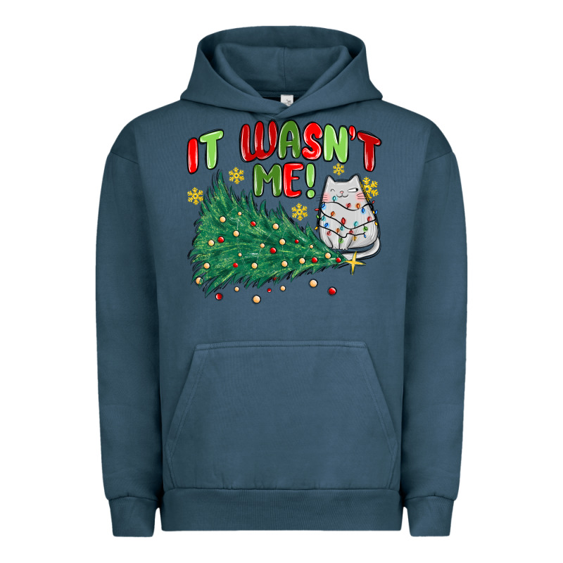 It Wasn't Me! Christmas Cat Urban Hoodie by MaliasSmallBusiness | Teevron