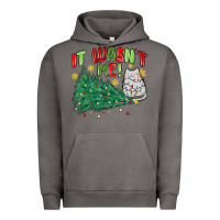 Pigment Tornado it wasn't me! christmas cat Urban Hoodie - MaliasSmallBusiness
