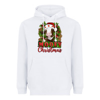White Mooey christmas Heavyweight Hoodie - Artiststas