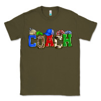 Army Green coach Classic Tee - Zillion Design Studio