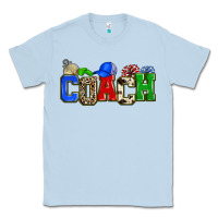 Dusty Blue coach Classic Tee - Zillion Design Studio