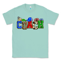 Seafoam coach Classic Tee - Zillion Design Studio
