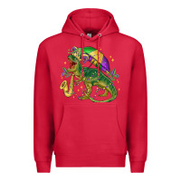 Cardinal mardi gras tree rex Premium Hoodie - MaliasSmallBusiness