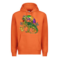 Carrot mardi gras tree rex Premium Hoodie - MaliasSmallBusiness