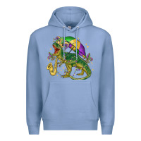 Colony Blue mardi gras tree rex Premium Hoodie - MaliasSmallBusiness