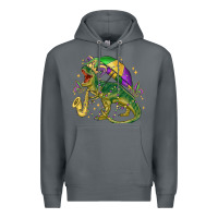 Rock mardi gras tree rex Premium Hoodie - MaliasSmallBusiness